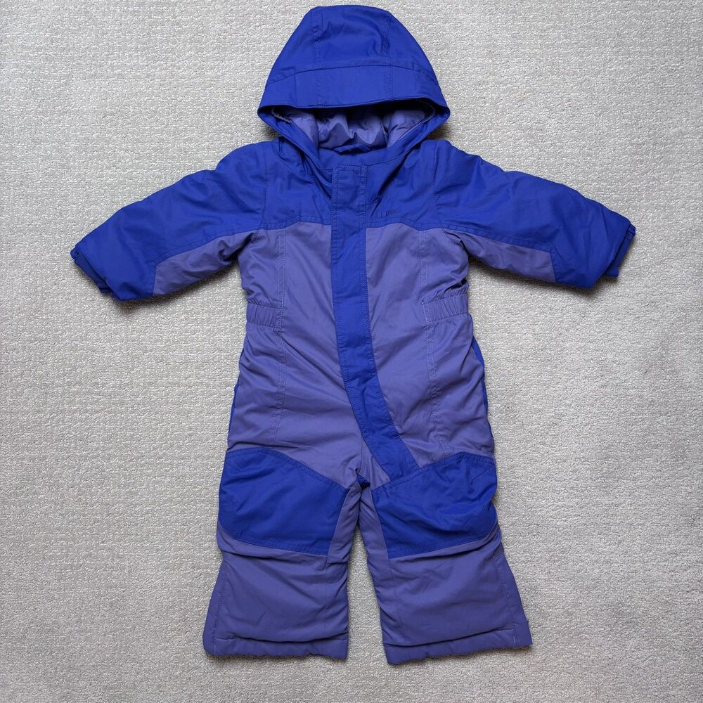 L.L. Bean Cold Buster Snowsuit 12-18 Mo Grow Cuffs Water Resistant Winter Gear